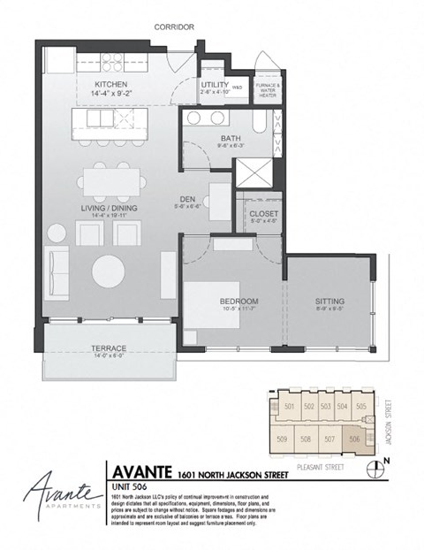 1601 N Jackson Street Studio-1 Bed Apartment for Rent - Photo Gallery 18